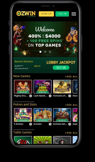 Ozwin Casino Mobile